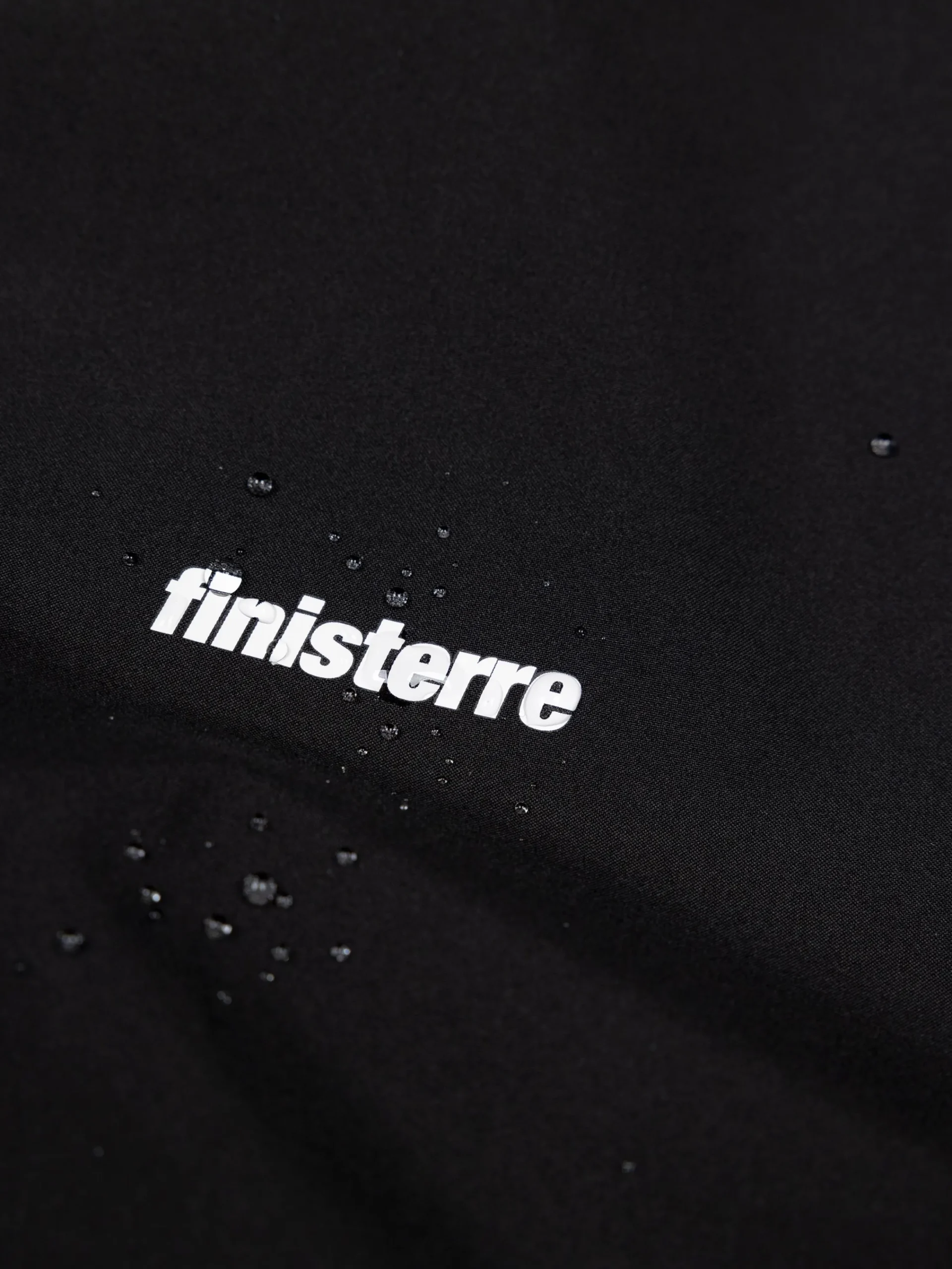 Fashion Finisterre Men's Rainbird Waterproof Jacket Black