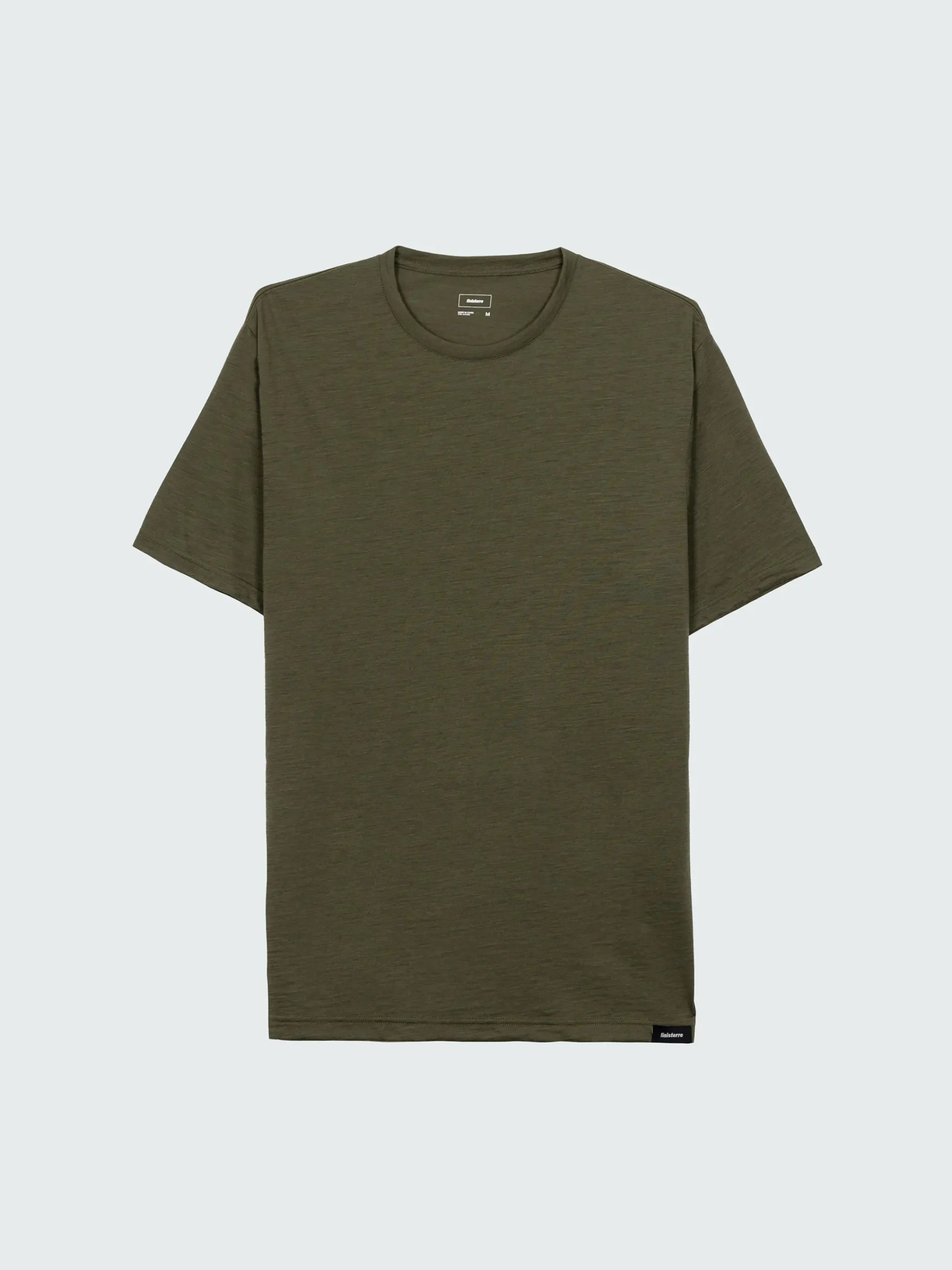 Clearance Finisterre Men's Seeker Merino T-Shirt Olive