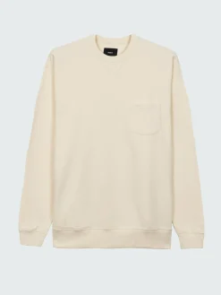 Clearance Finisterre Men's Serpentine Sweatshirt Ecru