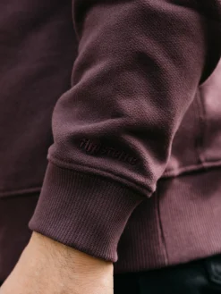 New Finisterre Men's Serpentine Sweatshirt BlackCherry