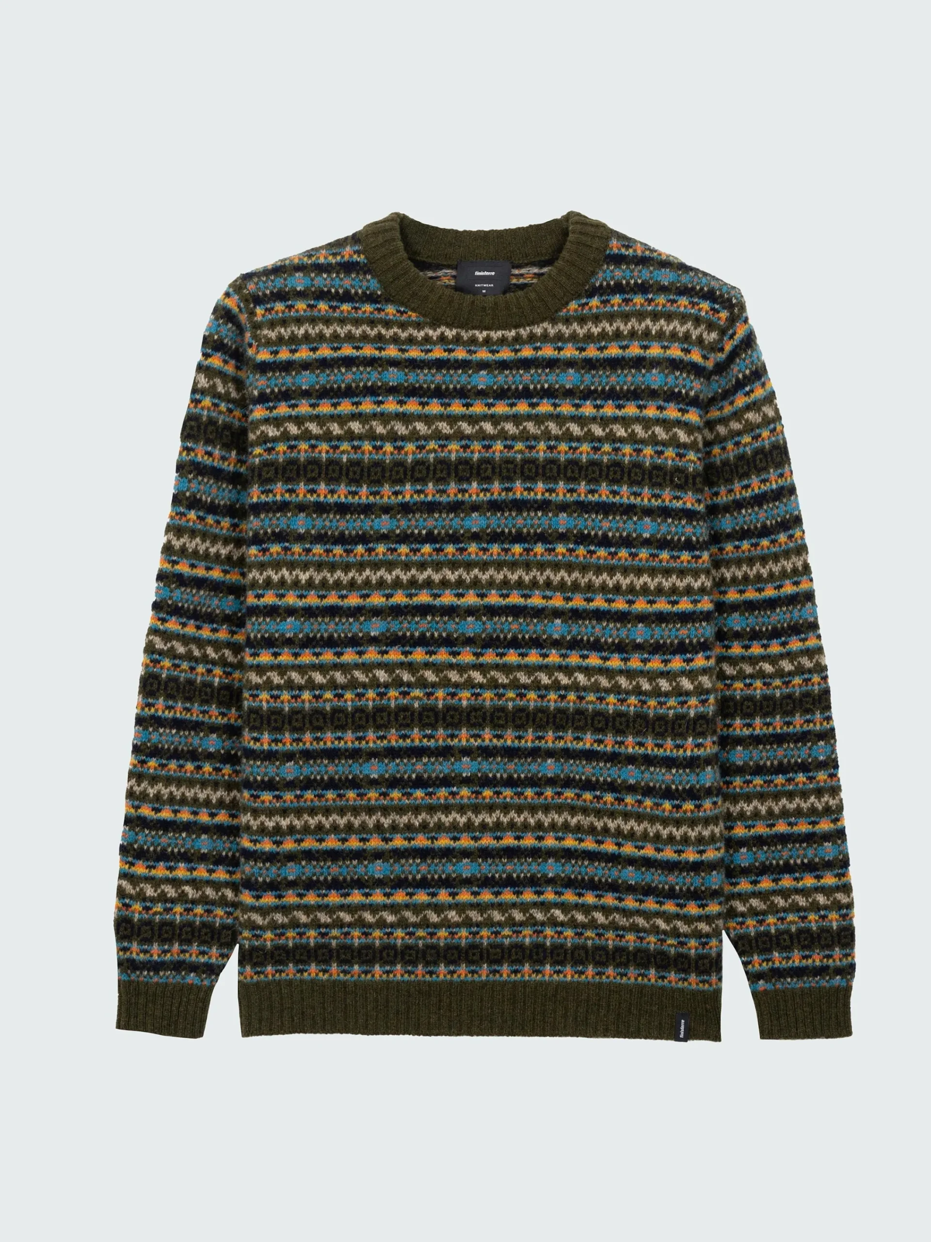 New Finisterre Men's Shetland Fair Isle Sweater Multi