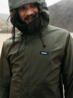 Hot Finisterre Men's Skybird Waterproof Jacket Olive