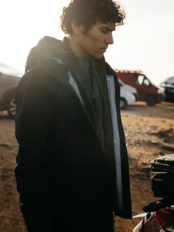 Online Finisterre Men's Skybird Waterproof Jacket Black