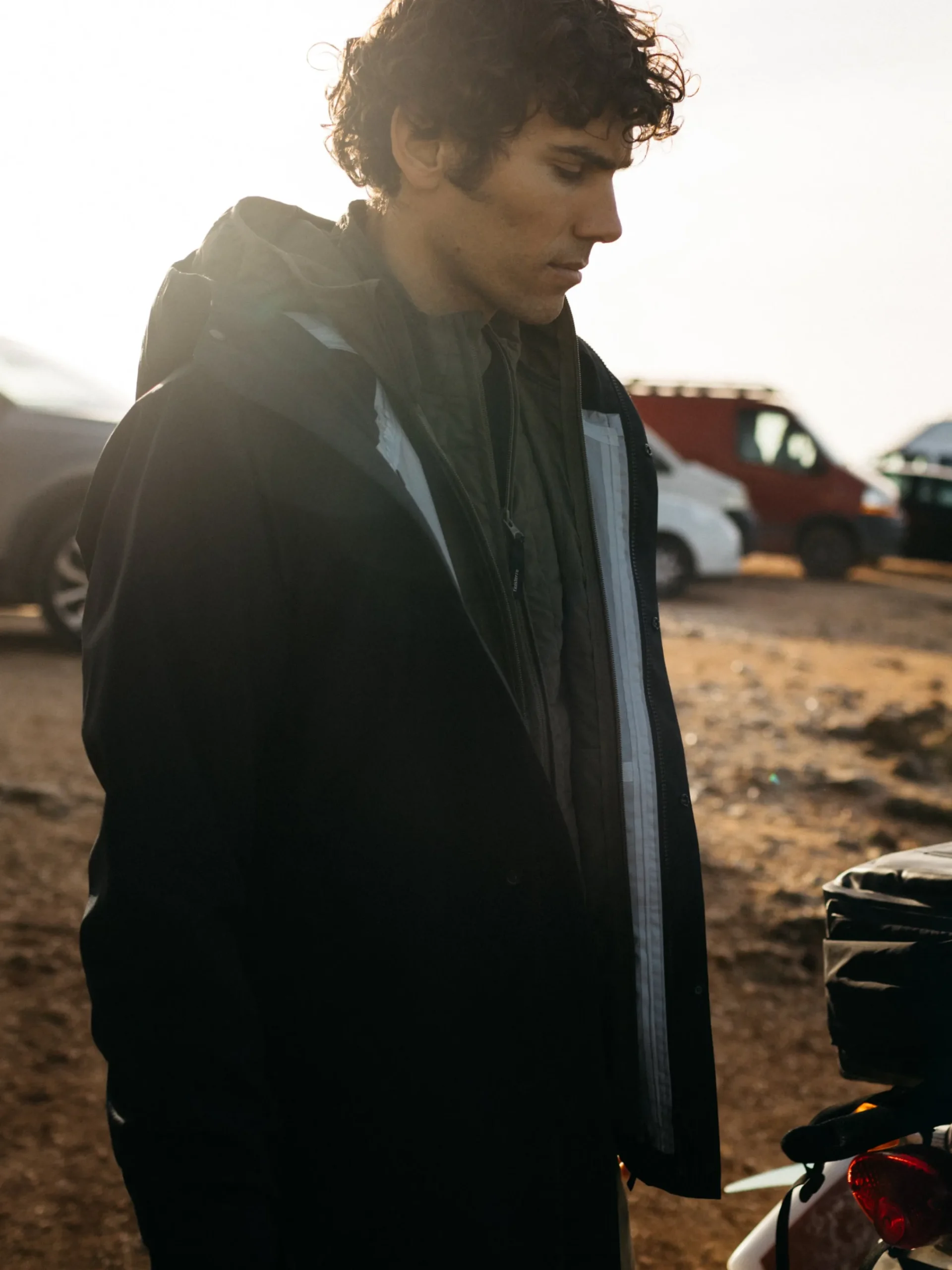 Online Finisterre Men's Skybird Waterproof Jacket Black