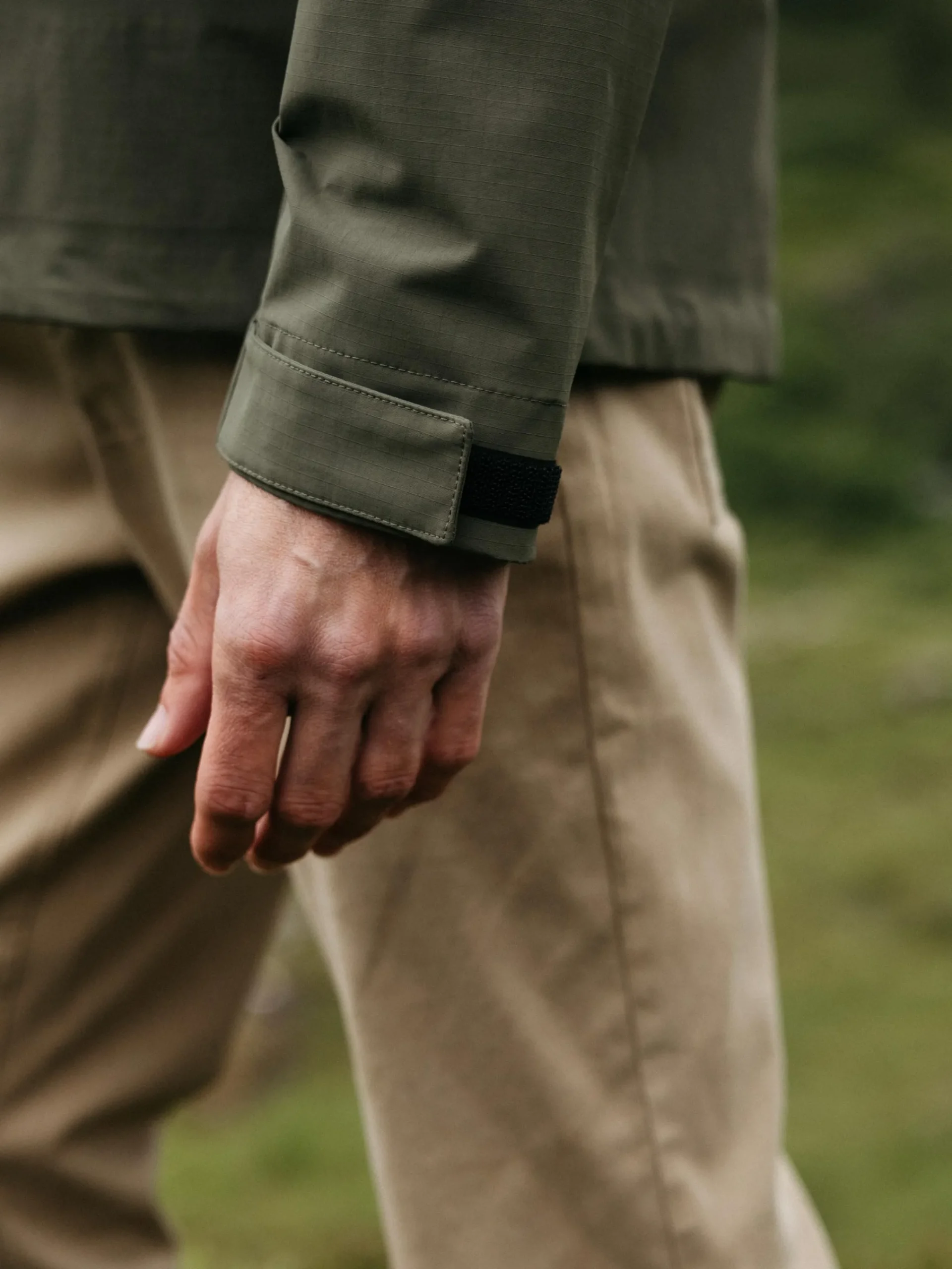 Fashion Finisterre Men's Stormbird Waterproof Jacket Olive