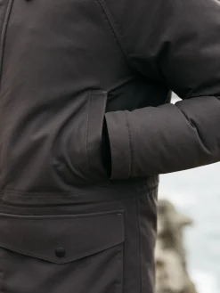 Outlet Finisterre Men's Vellus Parka Jacket Raven
