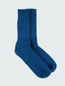Store Finisterre Ribbed Sock Kingfisher