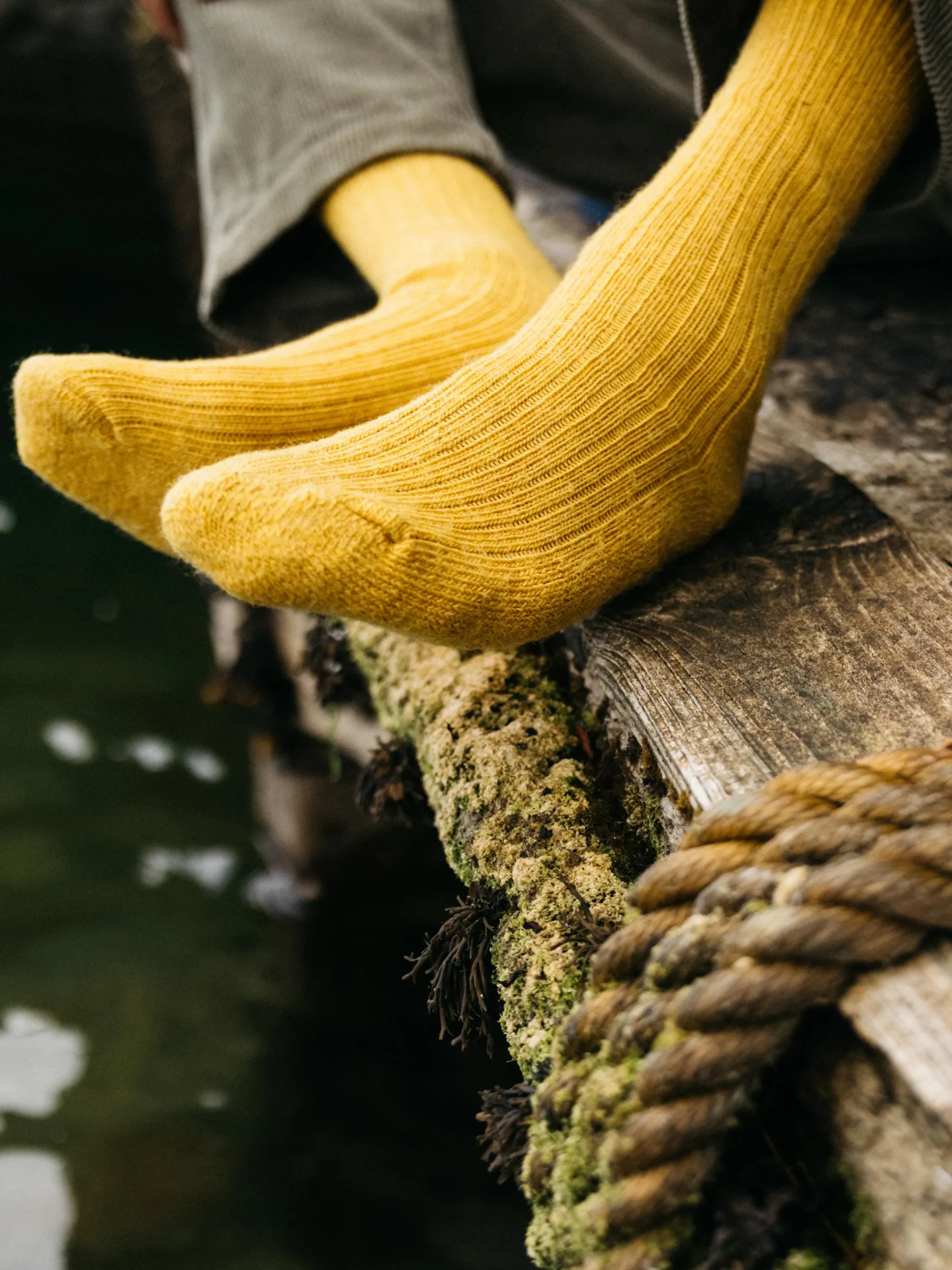 Cheap Finisterre Ribbed Sock Beeswax