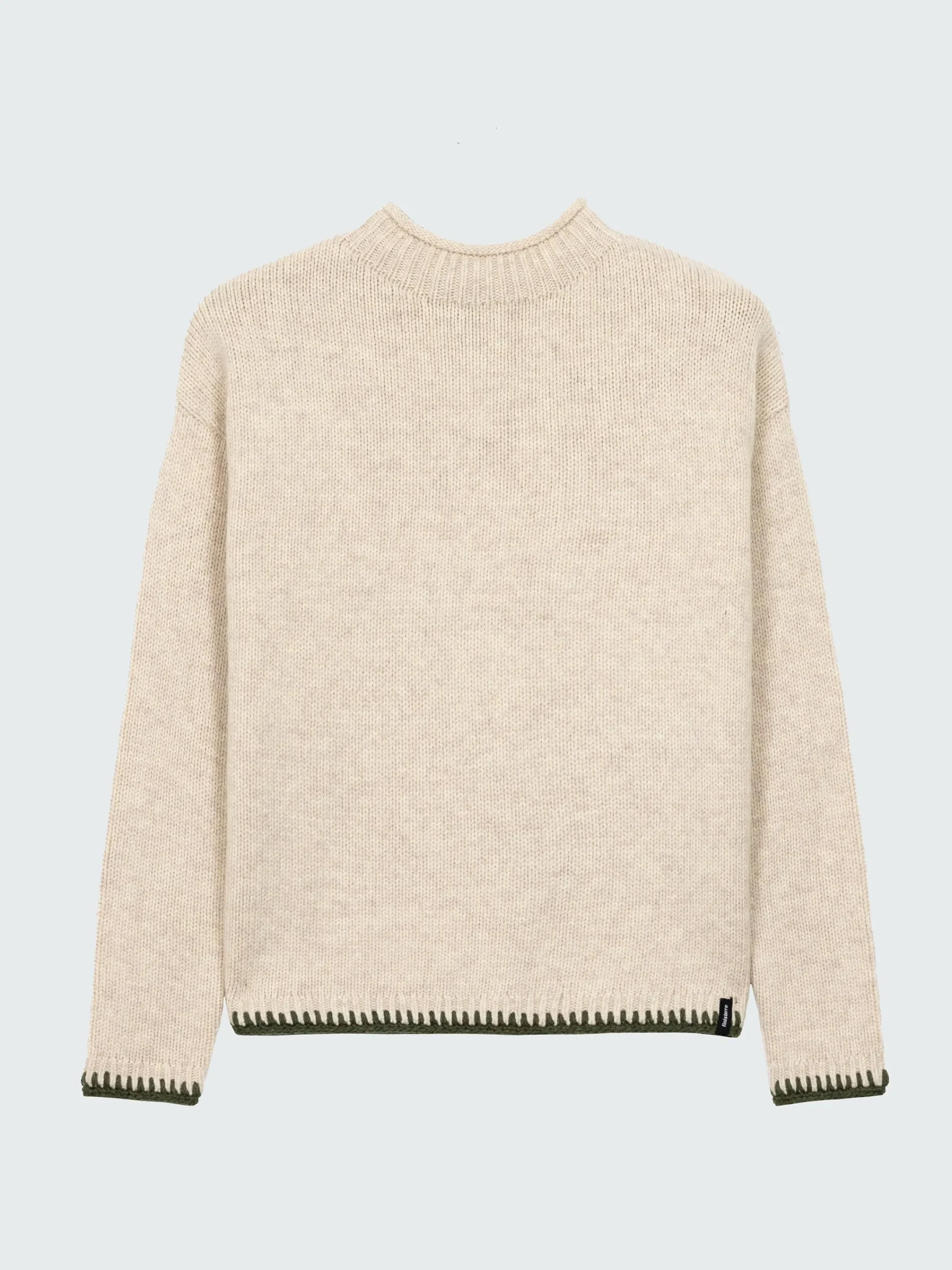 Flash Sale Finisterre Women's Blanket Stitch Taran Sweater Oatmeal