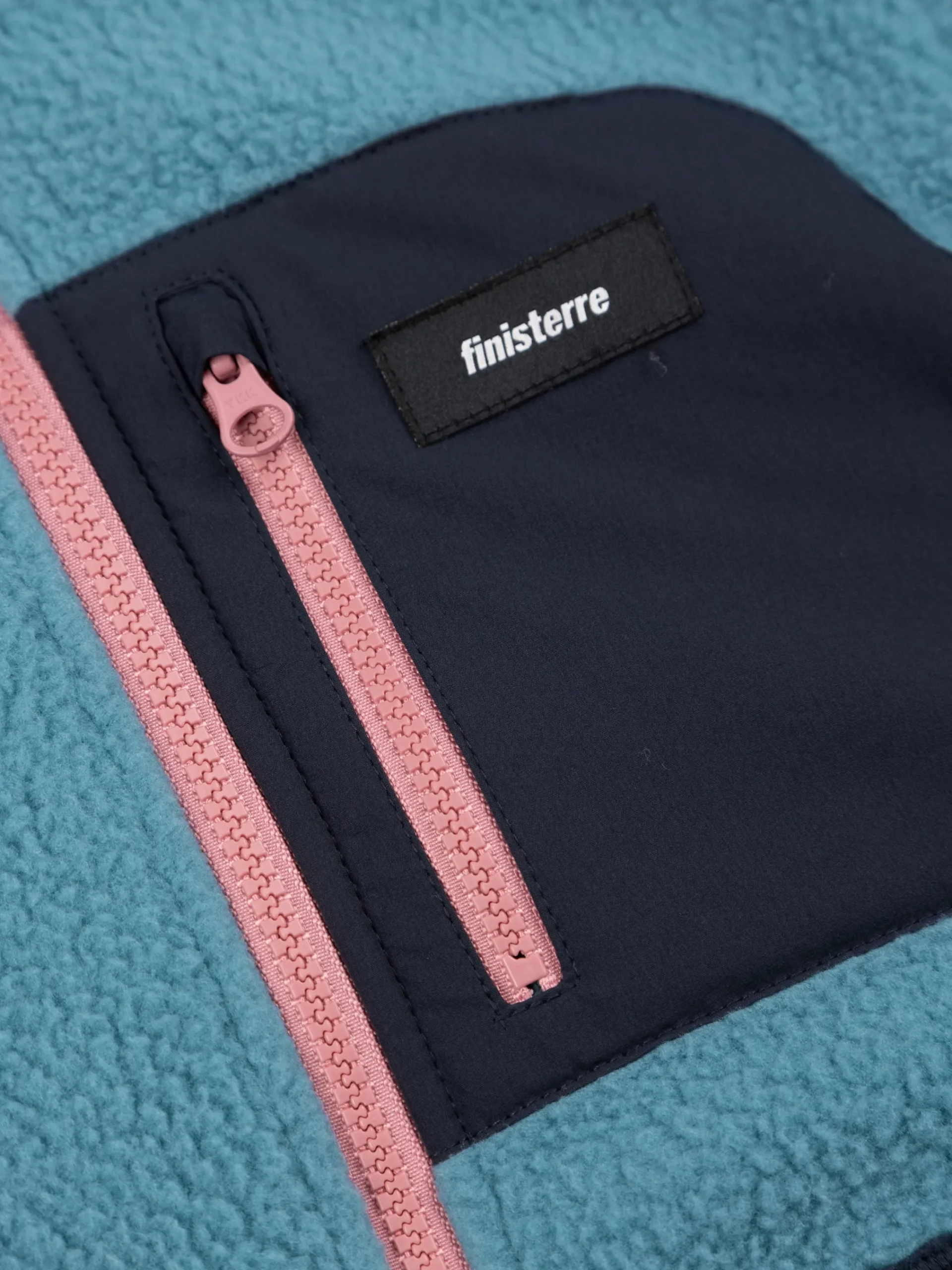 Outlet Finisterre Women's Bolster 1/4 Zip Fleece Navy/OceanStorm/HeatherMist