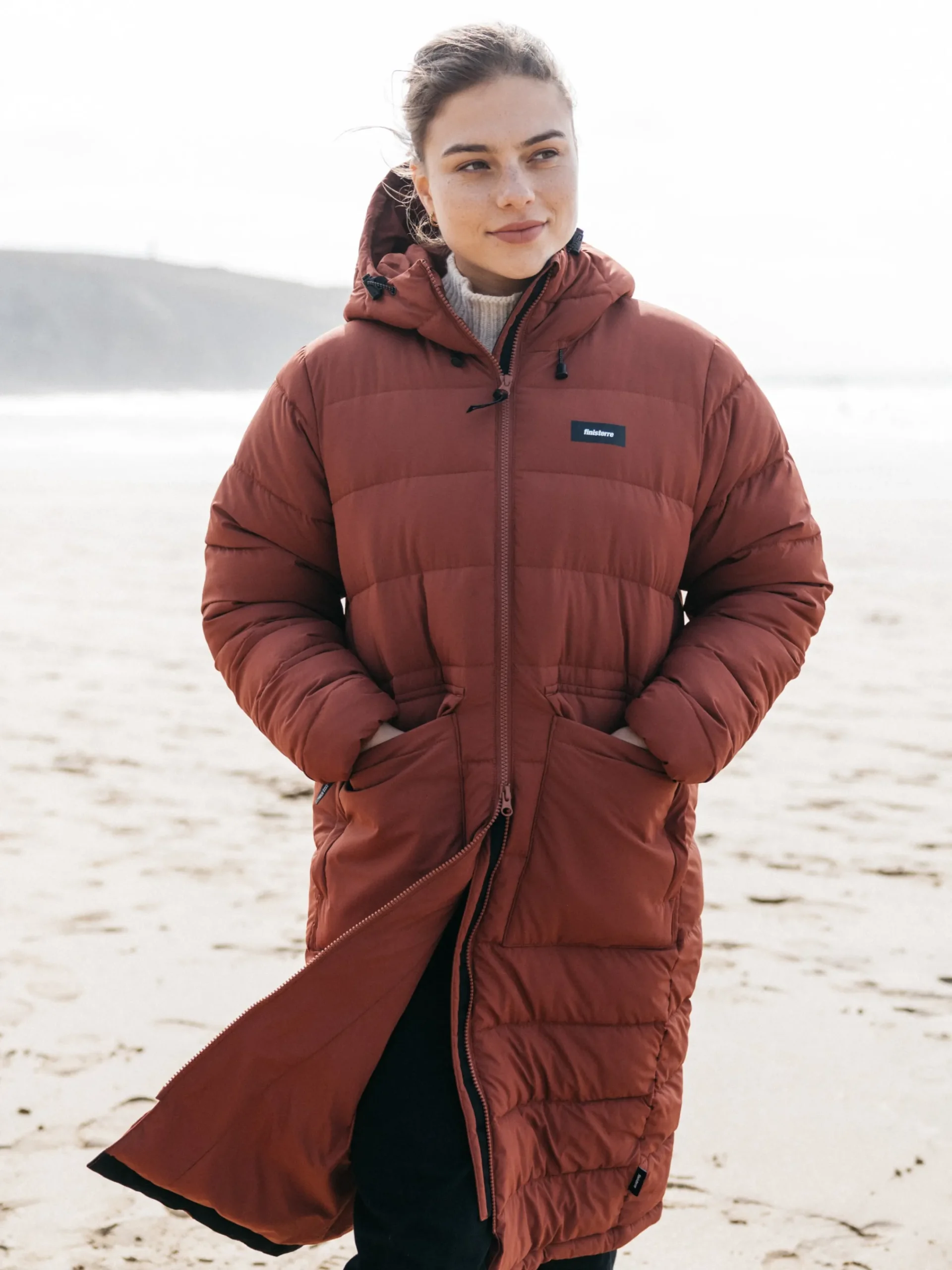 Cheap Finisterre Women's Elara Coat DarkRosewood