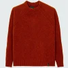 Fashion Finisterre Women's Farne Crew Neck Knit Sweater Sable
