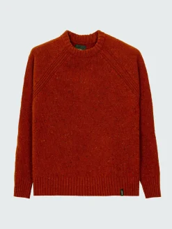 Fashion Finisterre Women's Farne Crew Neck Knit Sweater Sable