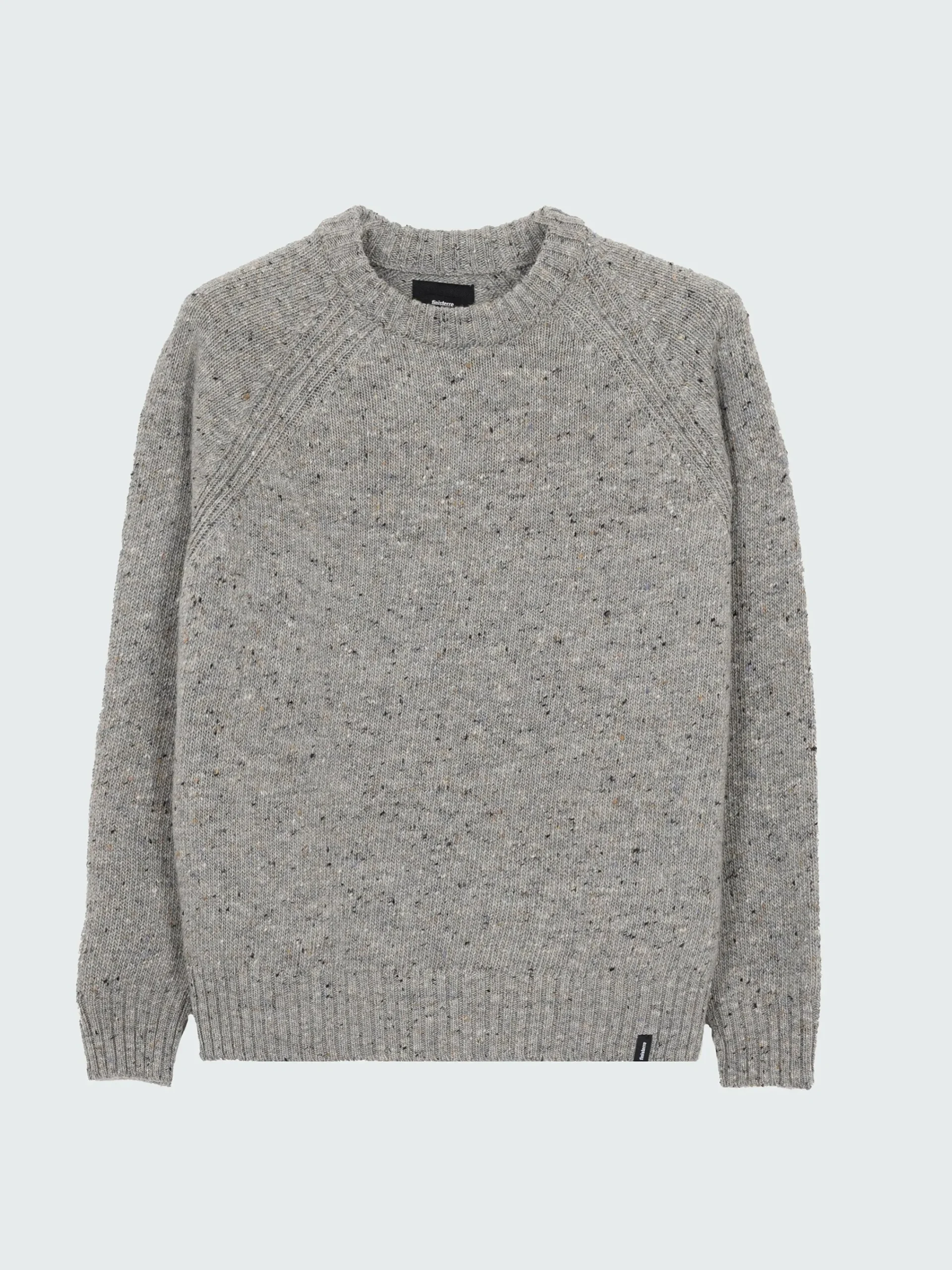 Fashion Finisterre Women's Farne Crew Neck Knit Sweater GreyMarl