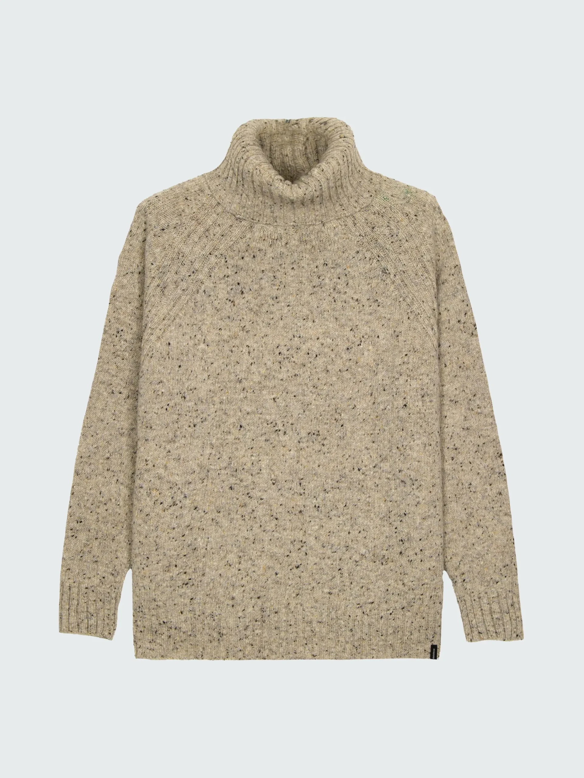Cheap Finisterre Women's Farne Roll Neck Knit Sweater Oatmeal