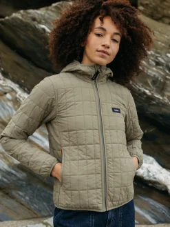 Best Sale Finisterre Women's Firecrest Hooded Jacket WillowGreen