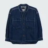 Clearance Finisterre Women's Gwavas Overshirt Denim