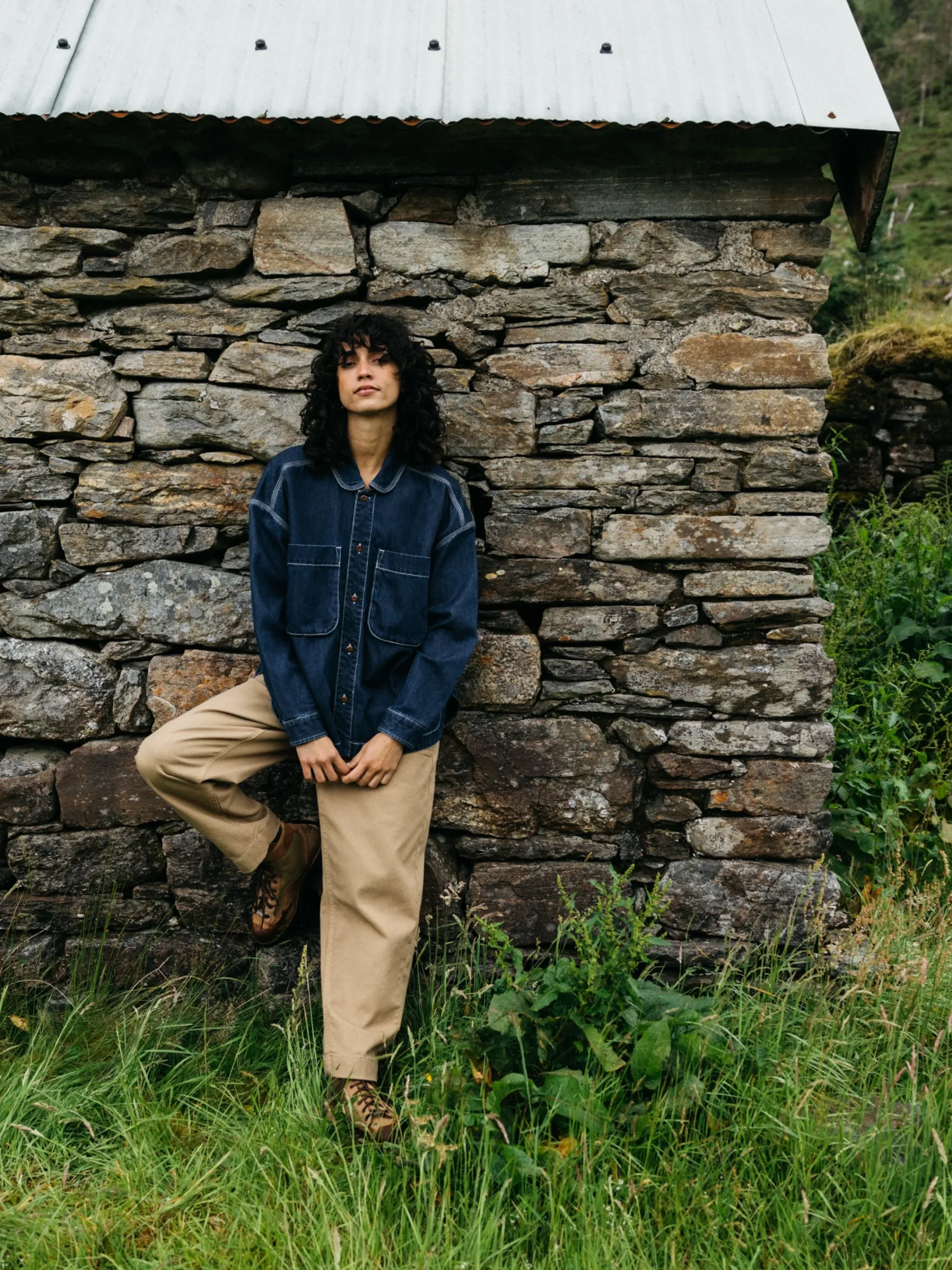 Clearance Finisterre Women's Gwavas Overshirt Denim