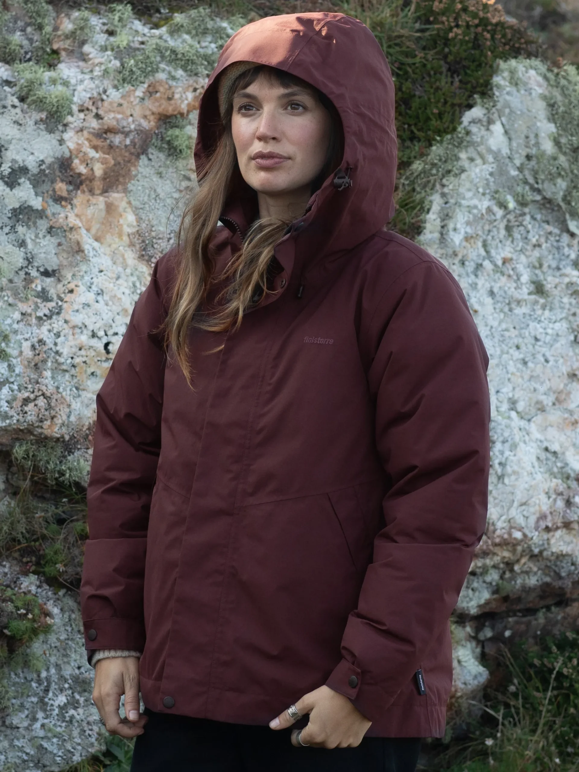 Clearance Finisterre Women's Ignis Jacket BlackCherry