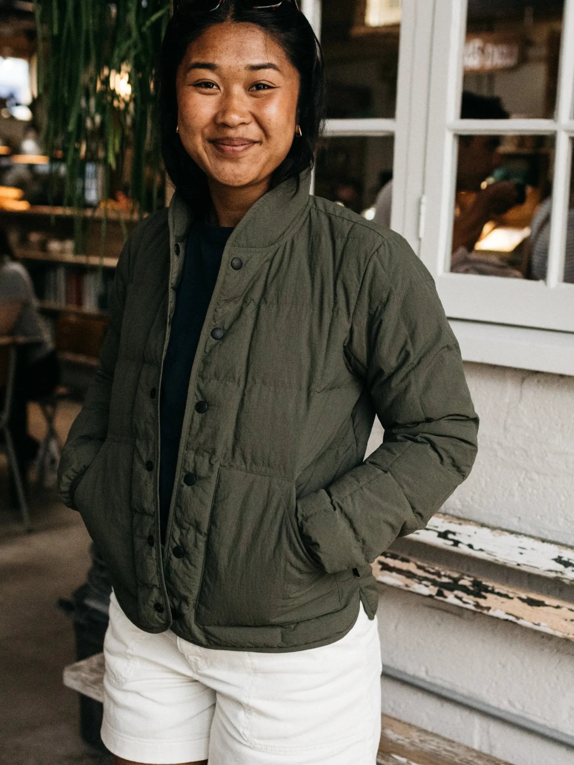 Best Sale Finisterre Women's Lapwing Insulated Jacket Olive
