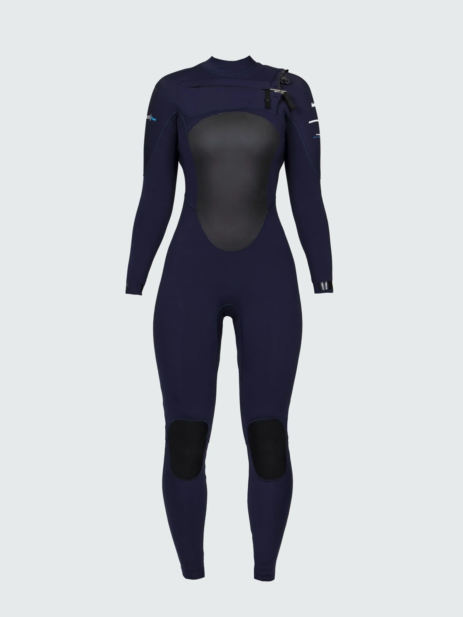New Finisterre Women's Nieuwland 4.5/3.5mm Yulex® Chest Zip Wetsuit Ink