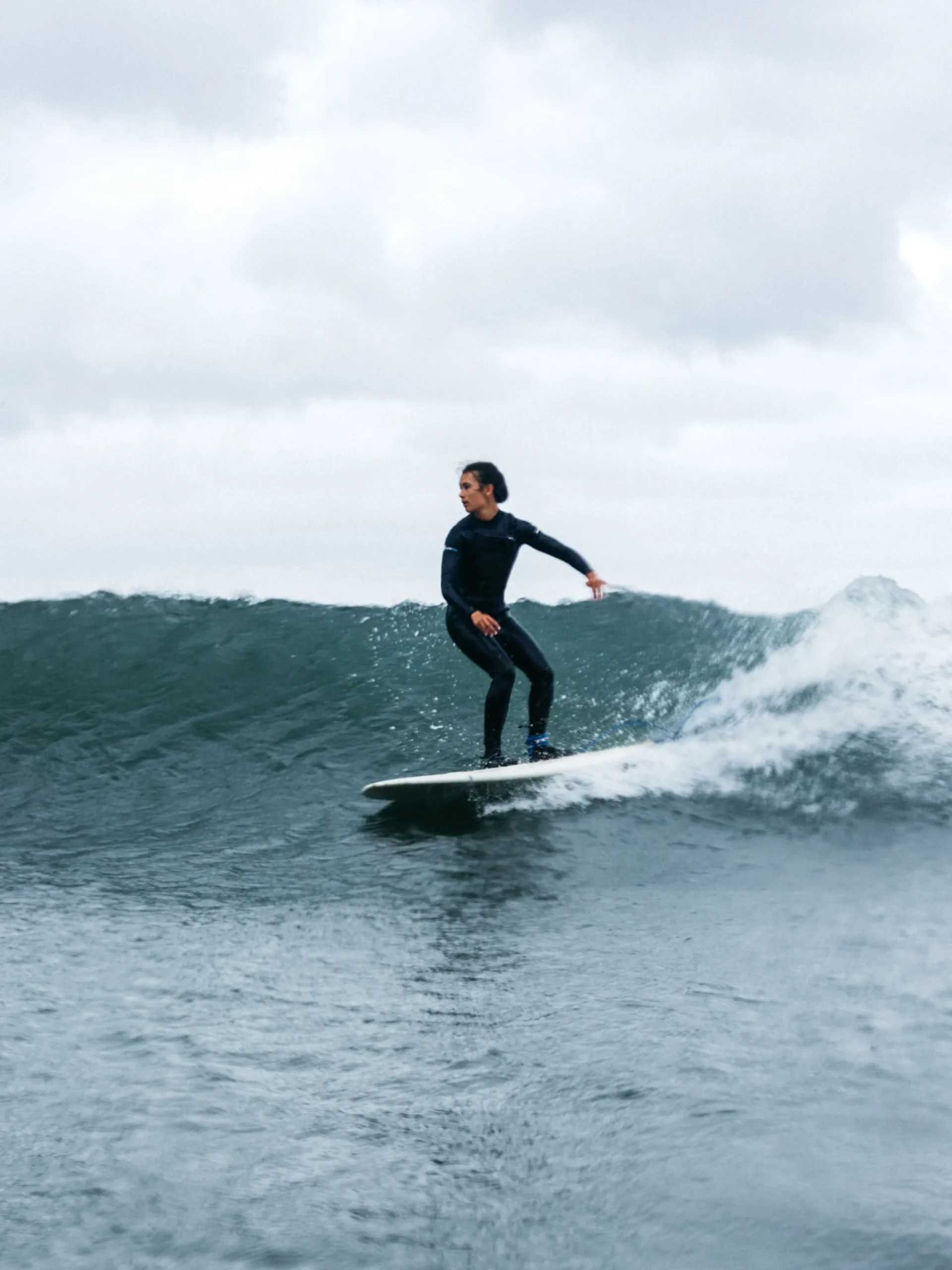 New Finisterre Women's Nieuwland 4.5/3.5mm Yulex® Chest Zip Wetsuit Ink