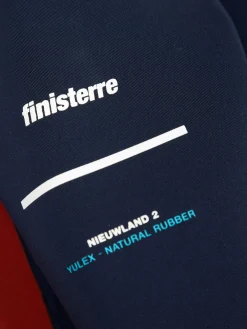 Clearance Finisterre Women's Nieuwland 2mm Yulex® Long Sleeve Top Navy/Sky/Rust