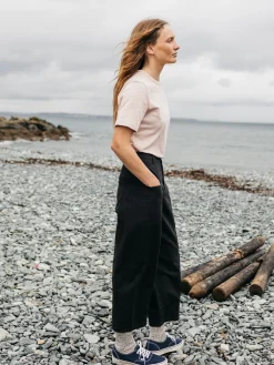 Online Finisterre Women's Recycled Orca T-Shirt PinkSmoke