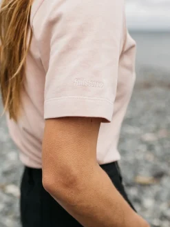 Online Finisterre Women's Recycled Orca T-Shirt PinkSmoke