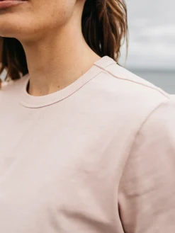 Online Finisterre Women's Recycled Orca T-Shirt PinkSmoke