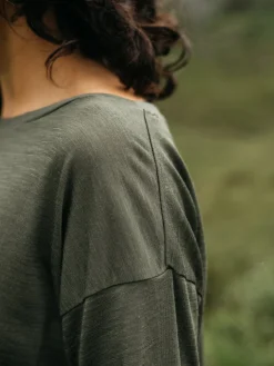 Flash Sale Finisterre Women's Seeker Merino Long Sleeve T-Shirt Olive