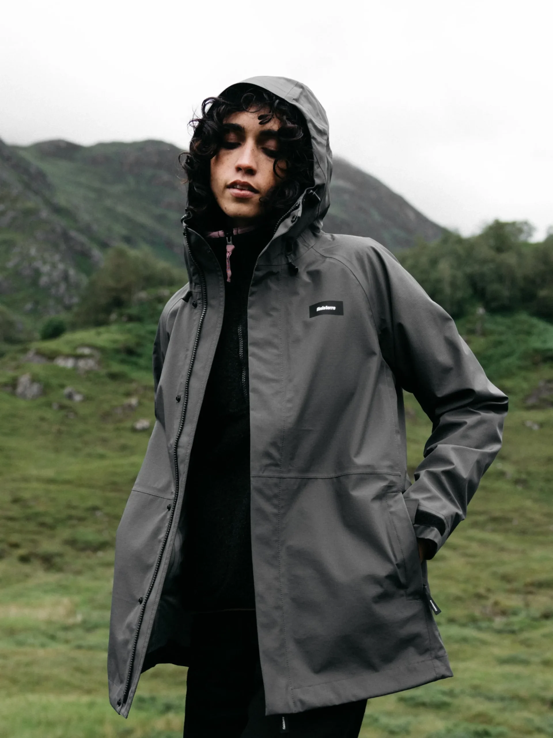 New Finisterre Women's Skybird Waterproof Jacket RavenBlack