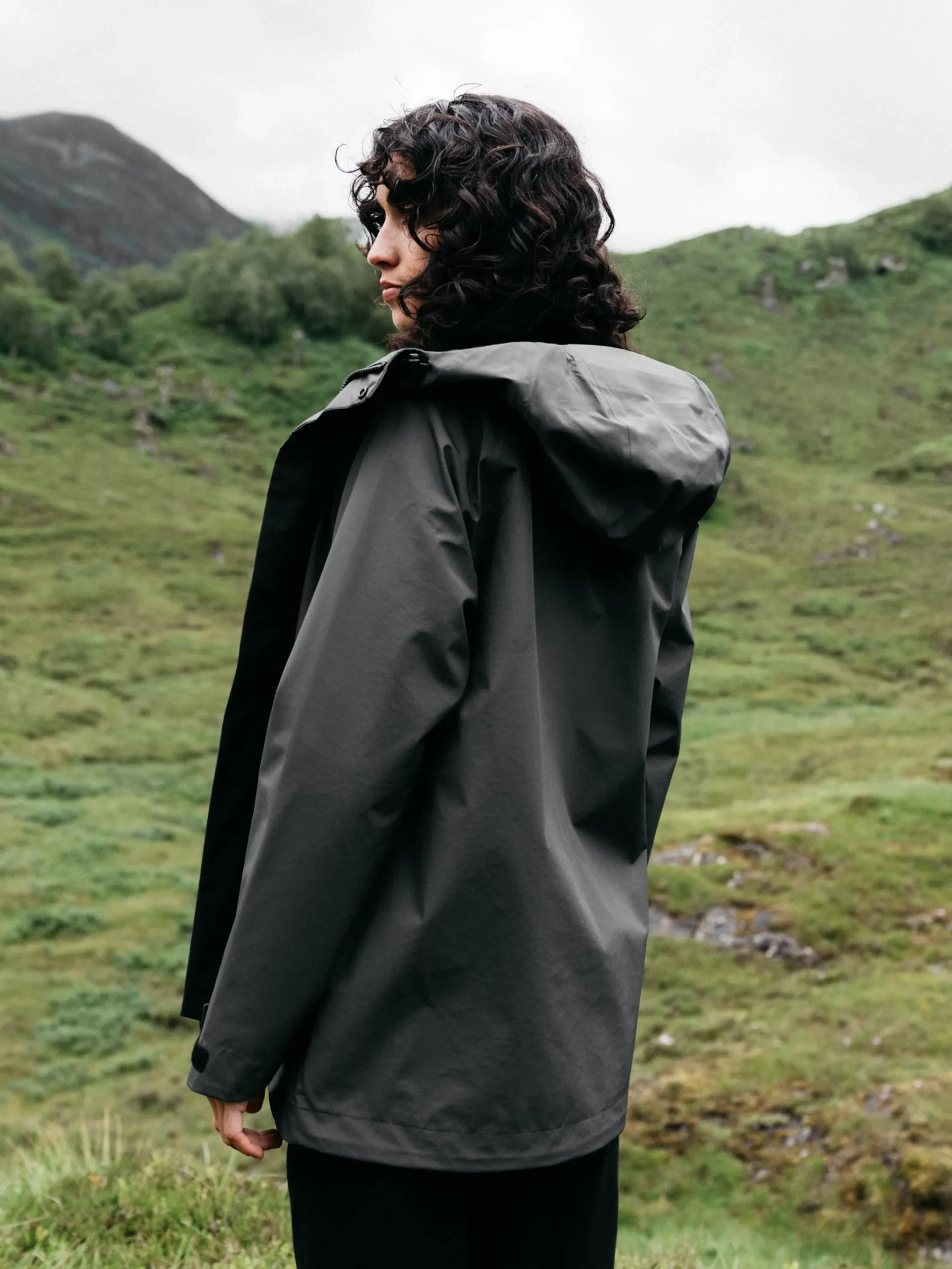 New Finisterre Women's Skybird Waterproof Jacket RavenBlack