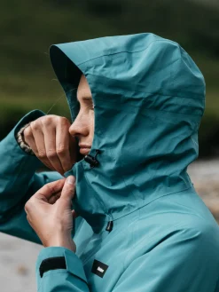 Cheap Finisterre Women's Skybird Waterproof Jacket OceanStorm