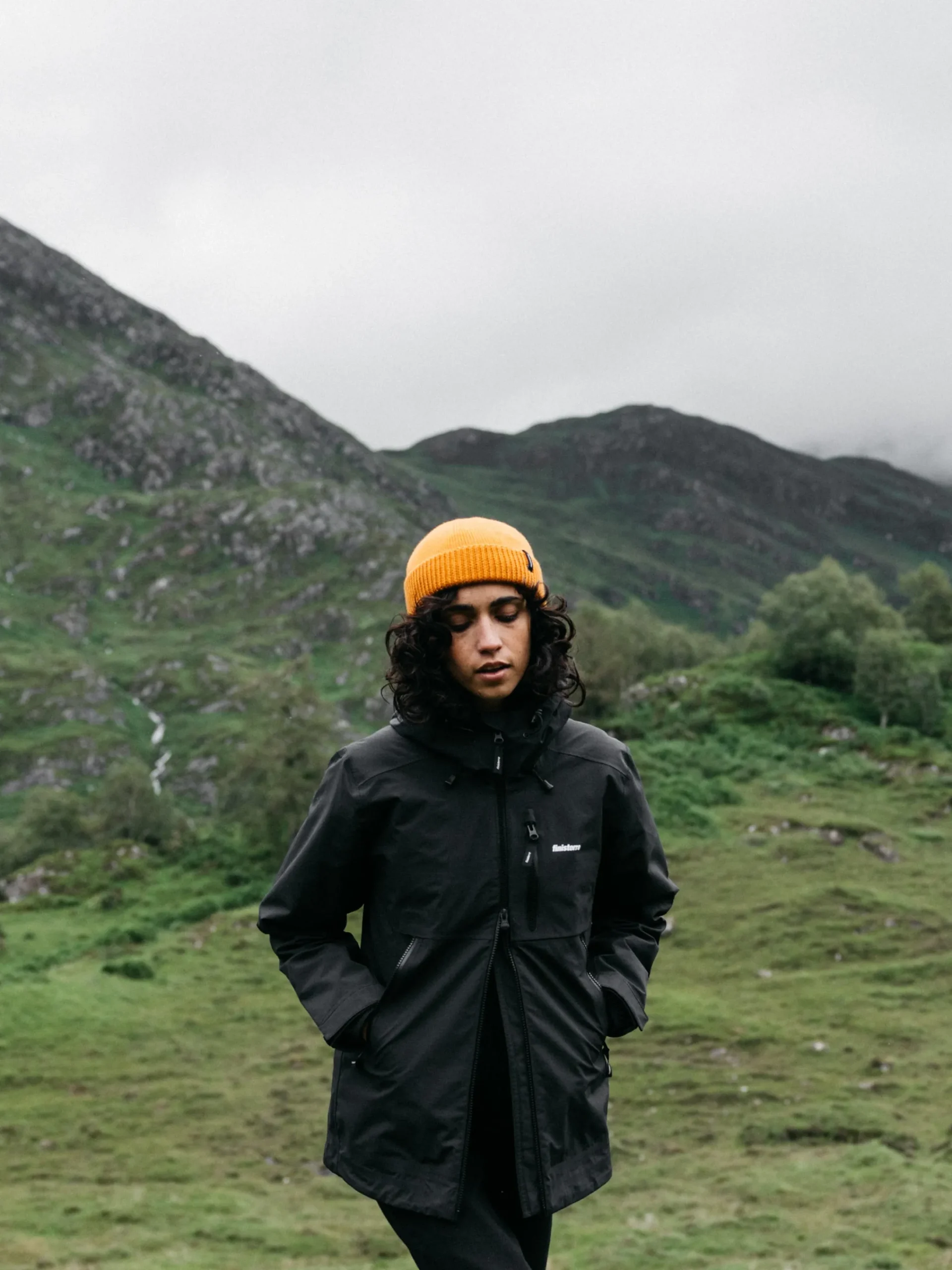 Shop Finisterre Women's Stormbird Waterproof Jacket Black