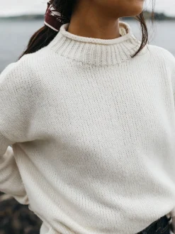 Online Finisterre Women's Taran Sweater Ecru