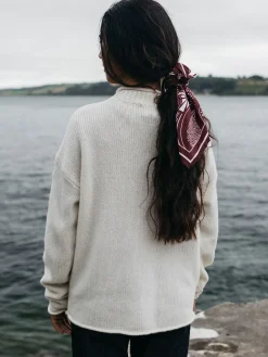 Online Finisterre Women's Taran Sweater Ecru