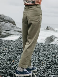 Flash Sale Finisterre Women's Yarrel Canvas Pant WillowGreen